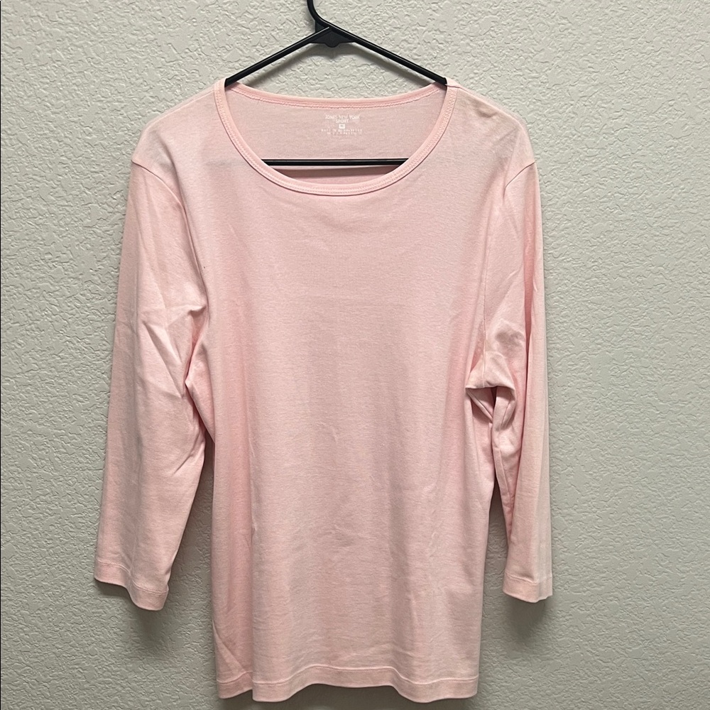 Jones New York Light Pink Blouse